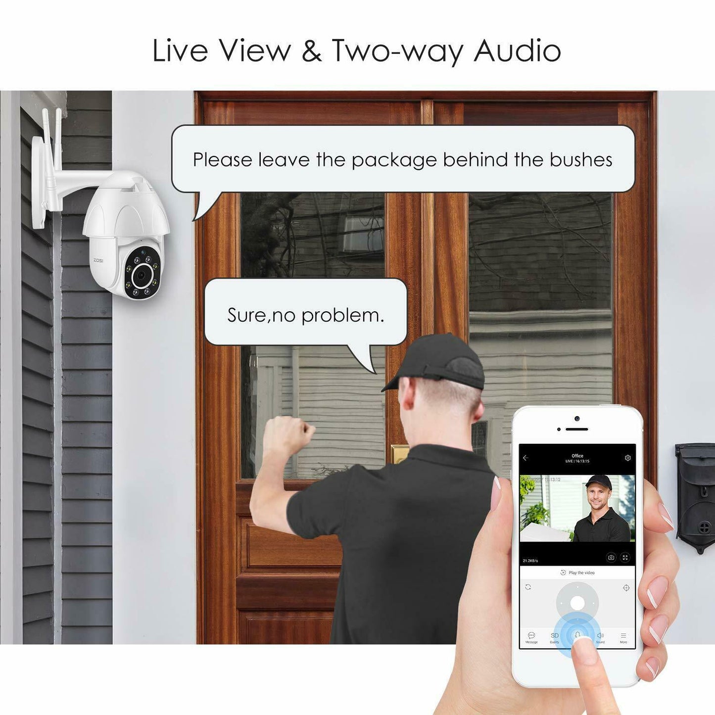 Wireless IP PTZ Camera