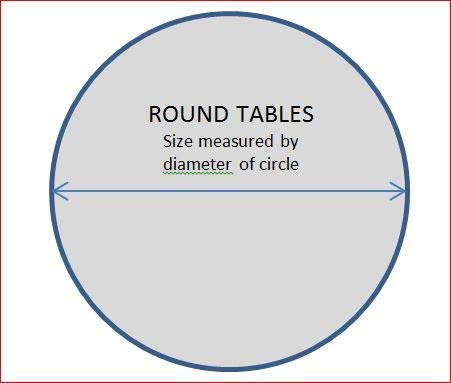 6 Seater Round Table Cover
