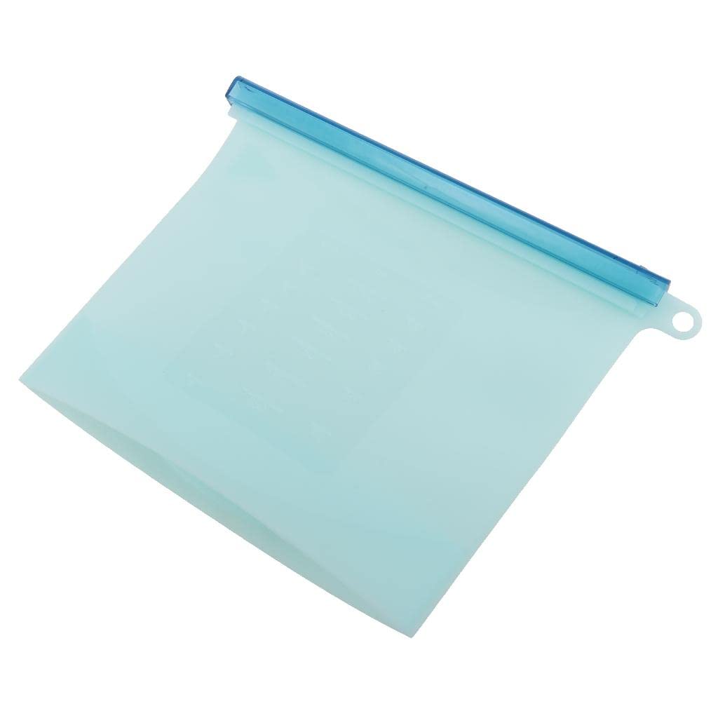 Reusable Food Storage Bags-Blue-1000ml