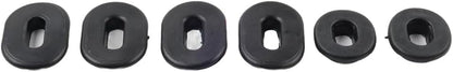 6Pcs Motorbike Oval Round Single Side Cover