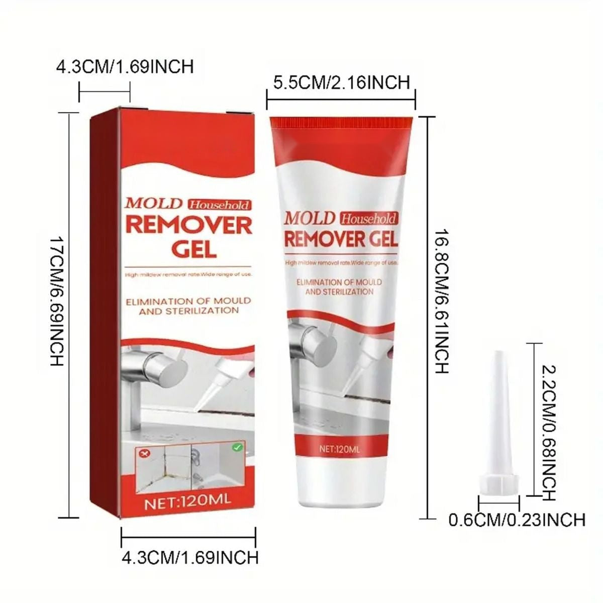 1Pcs Household Mold Miracle Remover