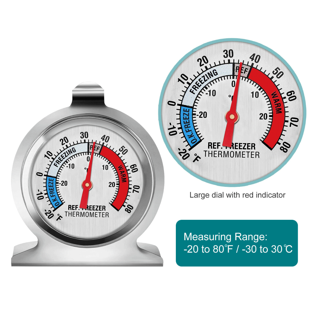Refrigerator Freezer Thermometer