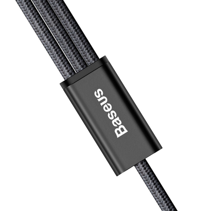 3-in-1 Cable Micro+8Pin+Type-C