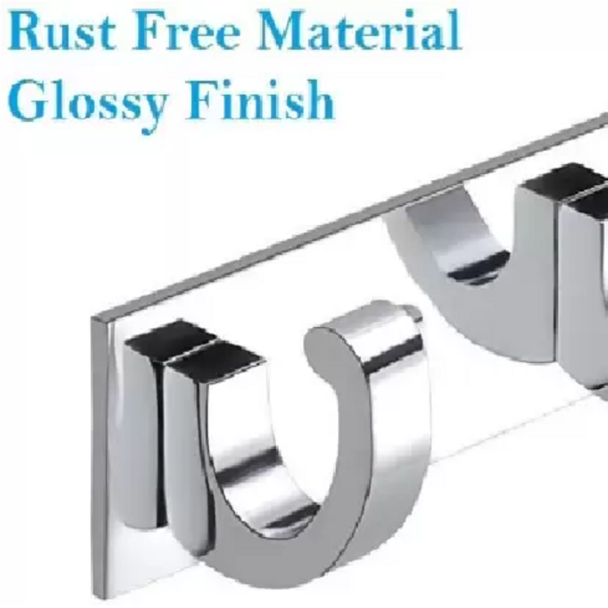 6 Pin Bathroom Cloth Hooks Hanger