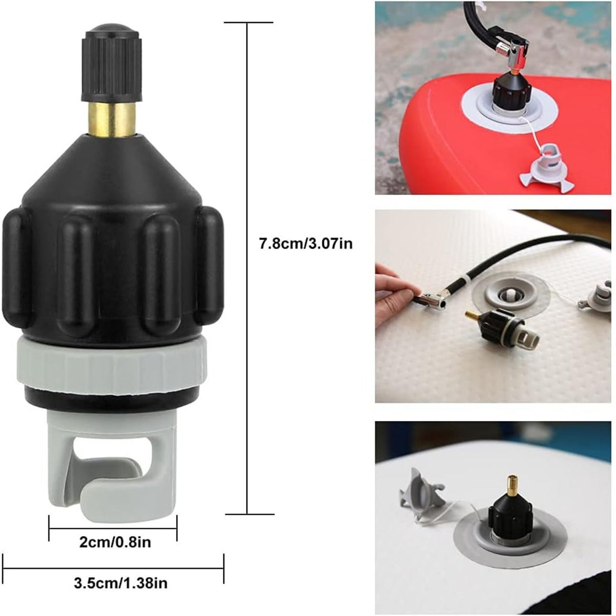 1pc Inflatable Boat Pump Adapter