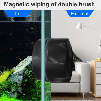 Fish Tank Magnetic Clean Brush-Black