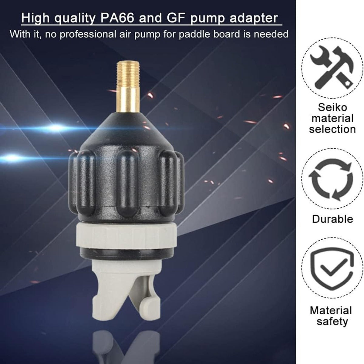 1pc Inflatable Boat Pump Adapter