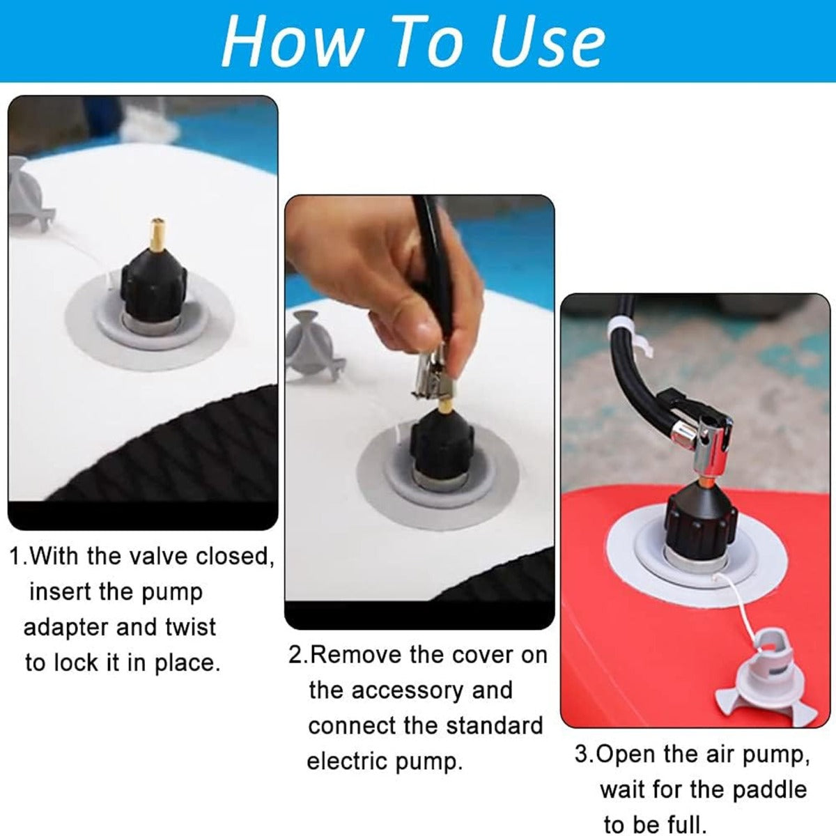 1pc Inflatable Boat Pump Adapter