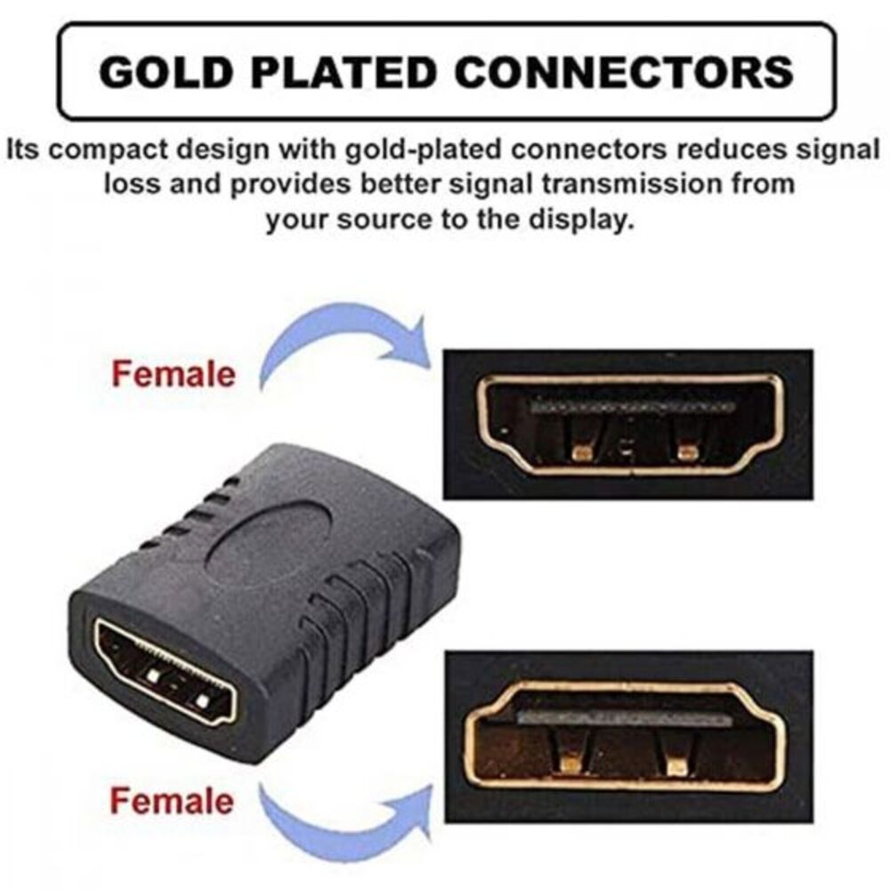 HDTV Coupler Adapter, Female to Female