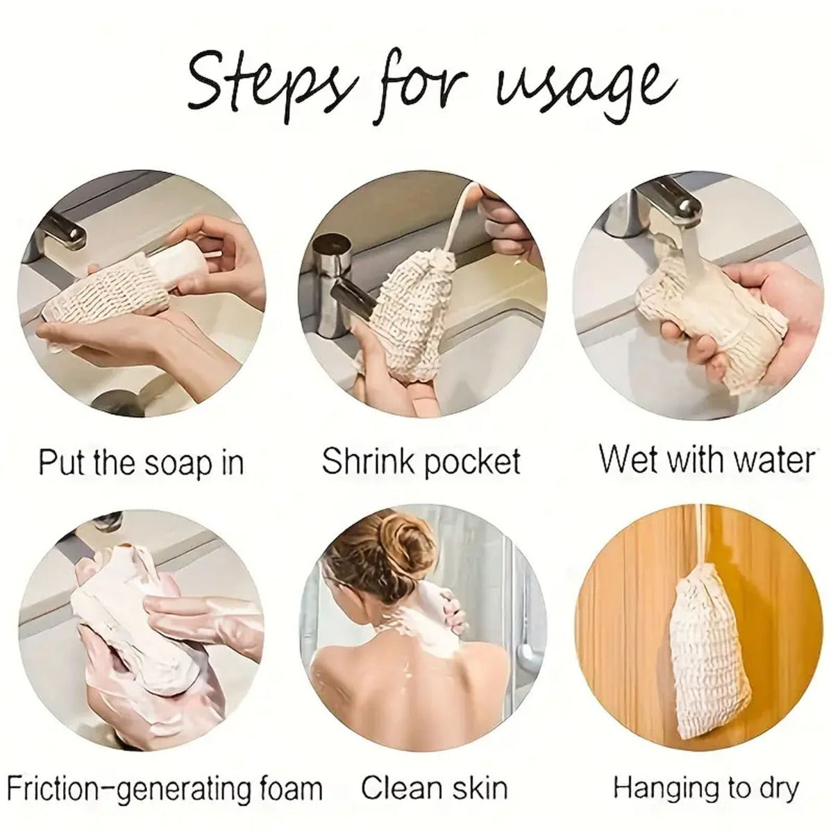 Exfoliating Soap Saver Pouch