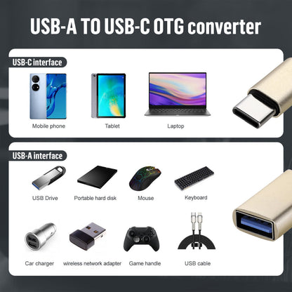 Type-c to USB Adapter Cable 3.0 USB C OTG Cable