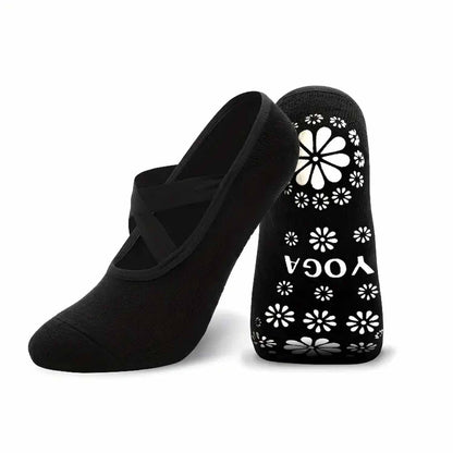 Criss Strap Non Slip Yoga Socks