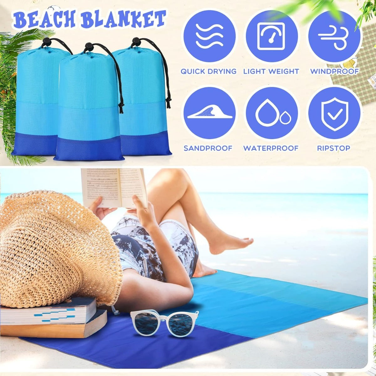 Waterproof Sandproof Beach Mat