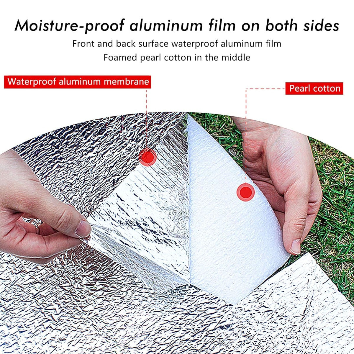 Ground Mat Camping Aluminum Sleeping Foam Mat