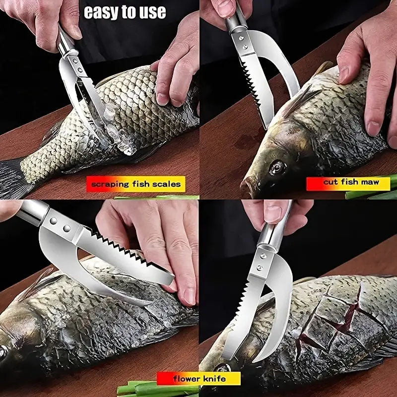 3-in-1 Stainless Steel Fish Maw Knife