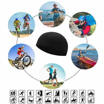 Cooling Skull Cap Helmet Liner Sweat Wicking