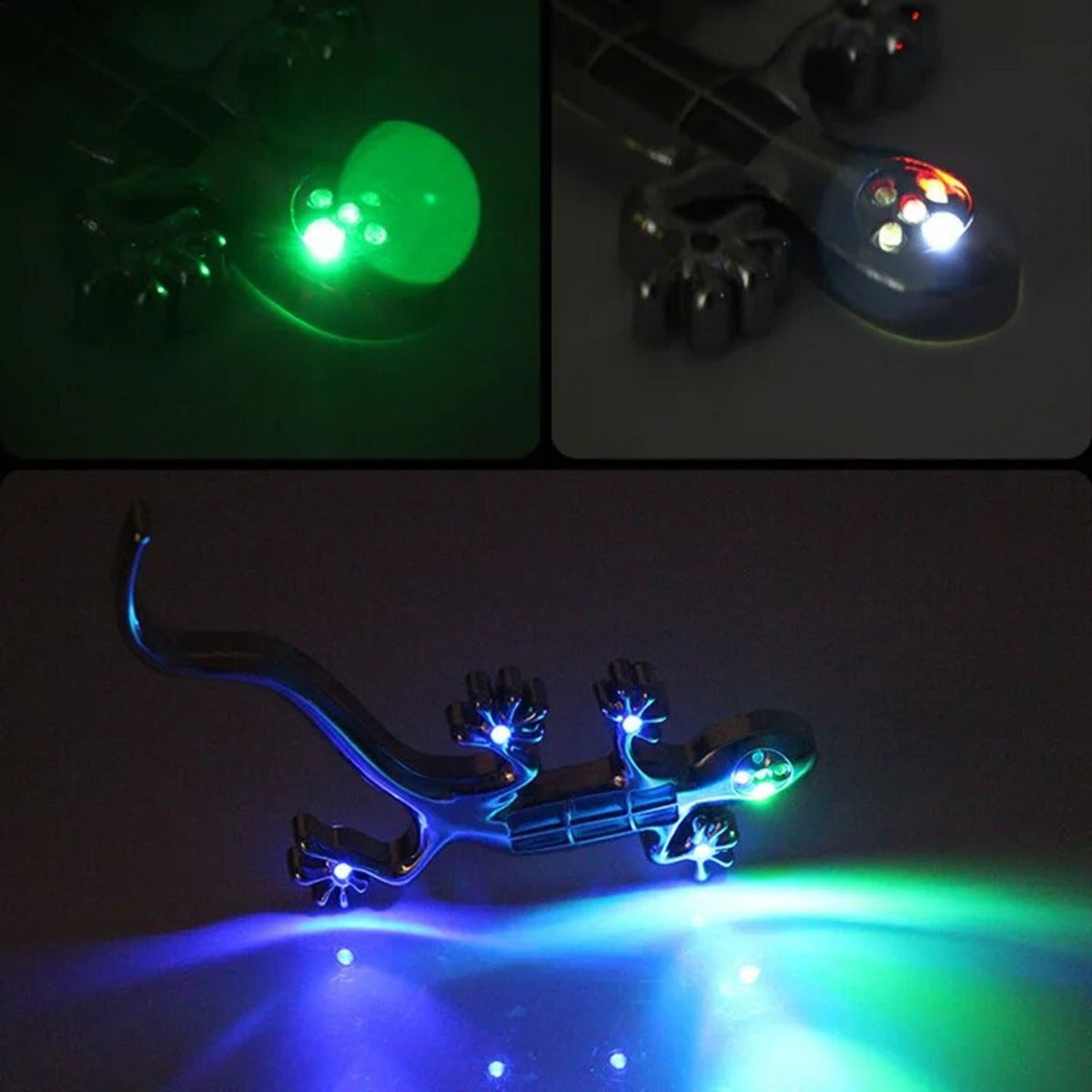 Led Car Gecko Solar Warning Signal Light