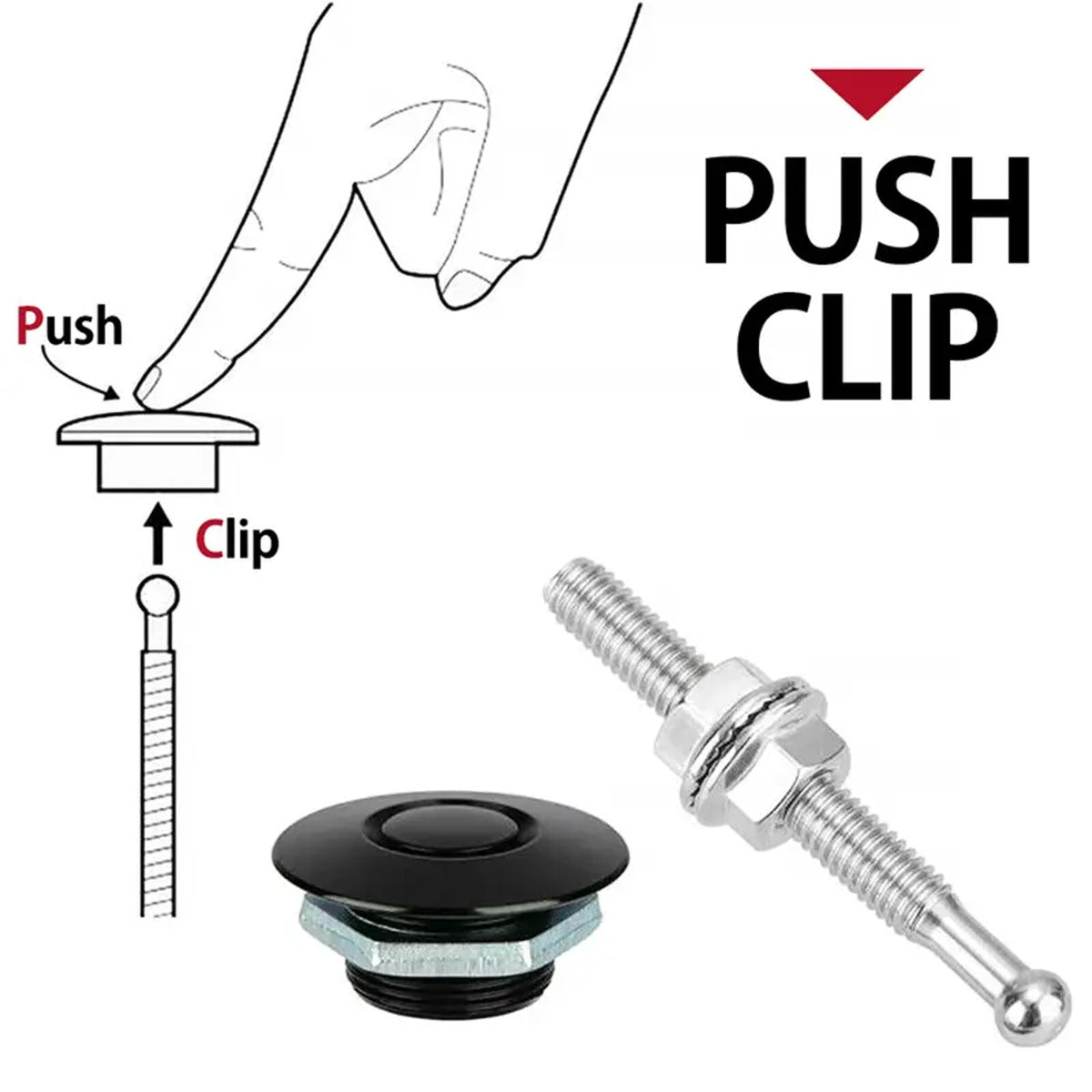 1PC Quick Latch Hood Pins Lock, Quick Release Lock, Car Bumper Hood Pin Bonnet Lock