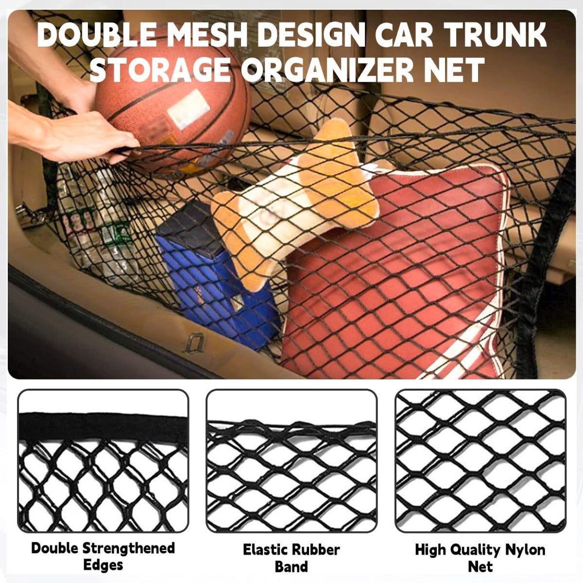 Car Rear Cargo Net