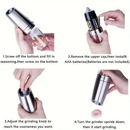 Electric Gravity Grinder Set