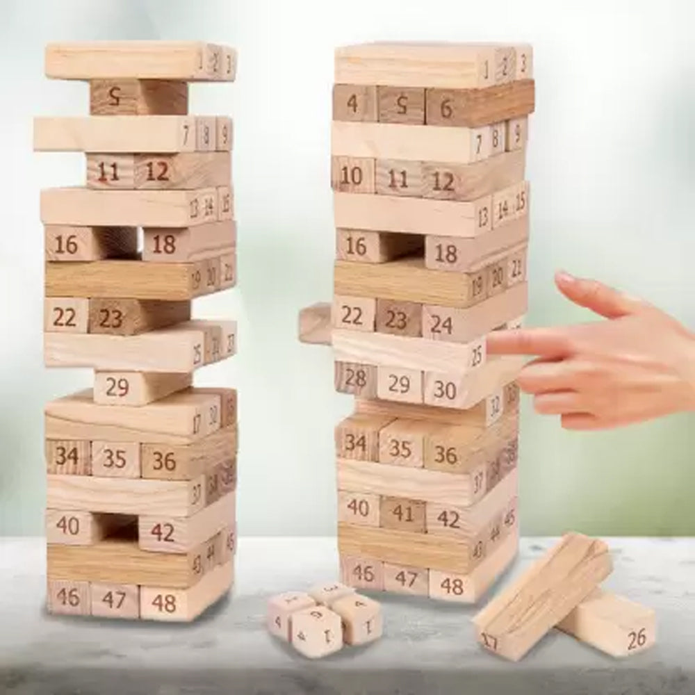 Wooden Tower with Number