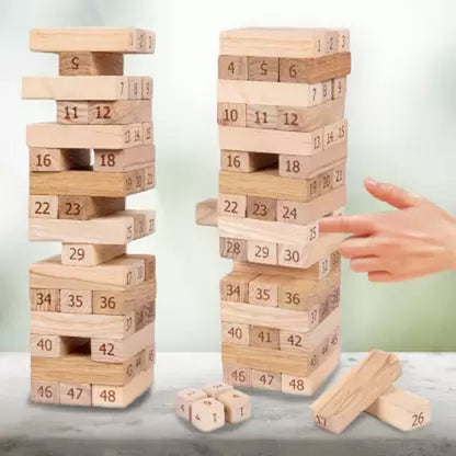 Wooden Tower with Number