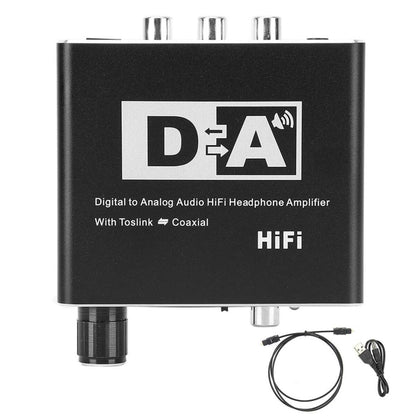 2 RCA Audio Control Converter Digital to Analog Optical to Coaxial Birectional