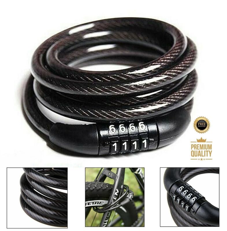 Bicycle Anti-Theft Lock with Steel Chain
