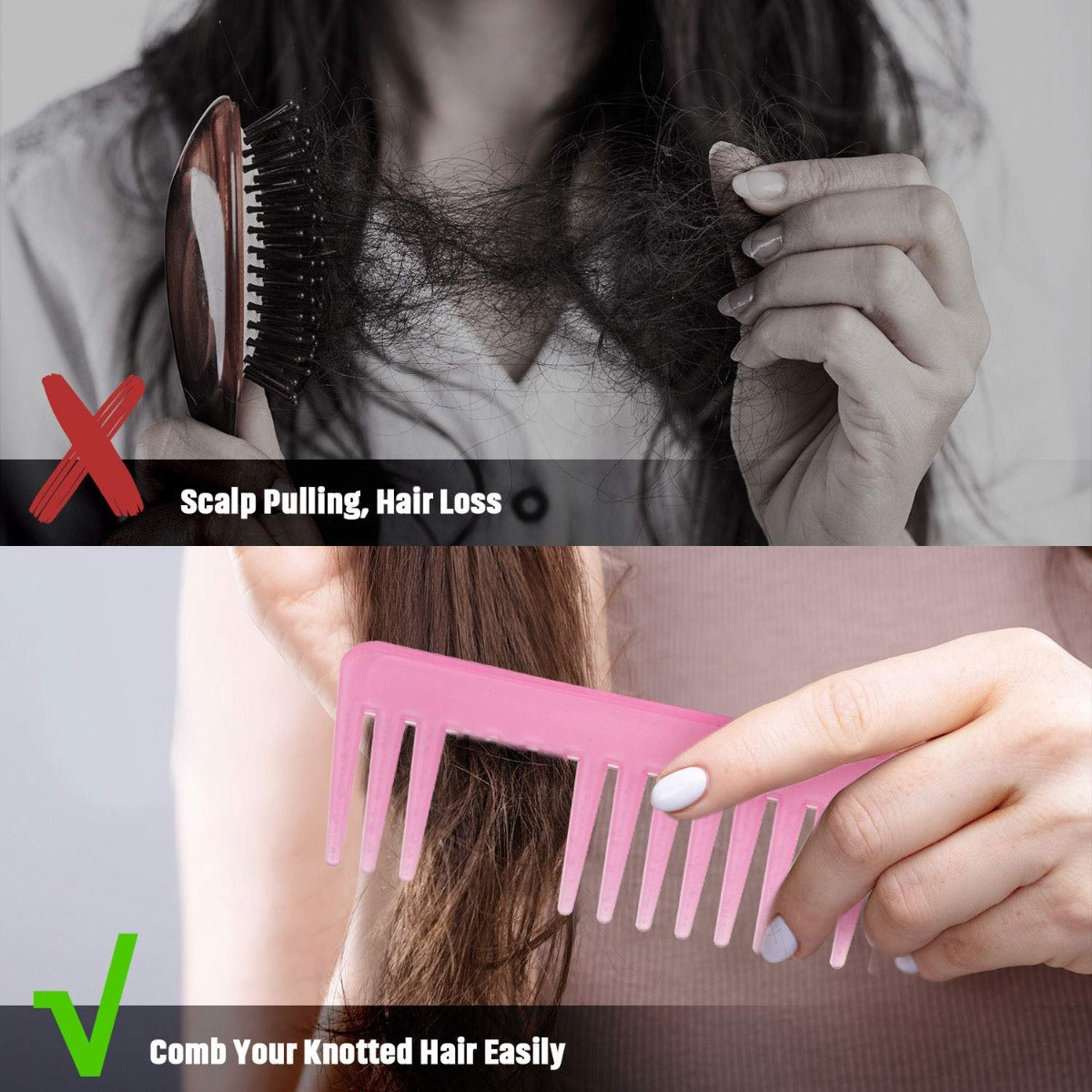 Wide 19 Tooth Detangling Comb
