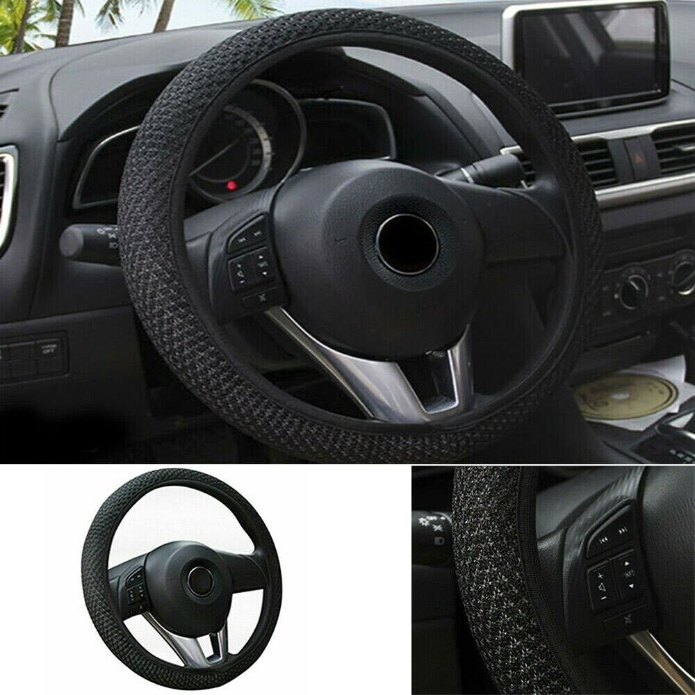 Leather Steering Wheel Cover