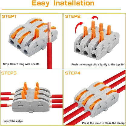 20pcs Quick Splice Wire Connector 89G