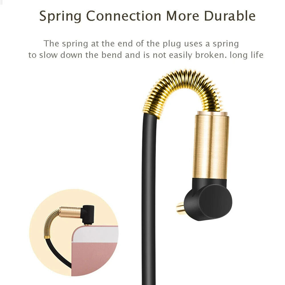 3.5mm AUX Cable Car Audio Stereo Headphone Jack Cord