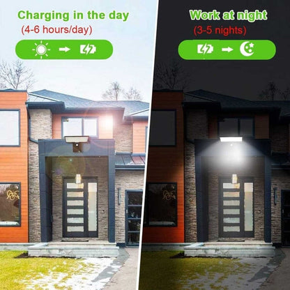 USB Charging Solar Powered Wall Lights