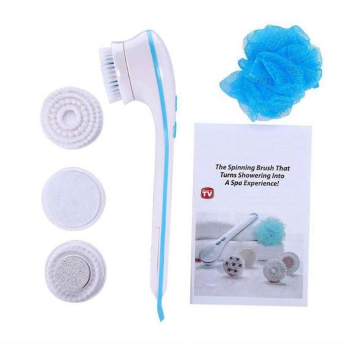 Spinning Spa Brush with 5 Attachment