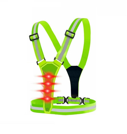 LED Reflective Running Vest