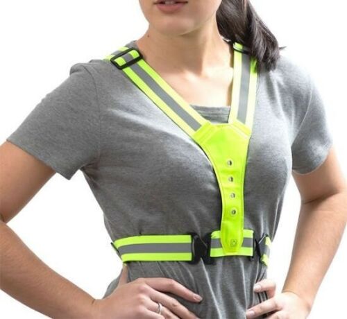 LED Reflective Running Vest