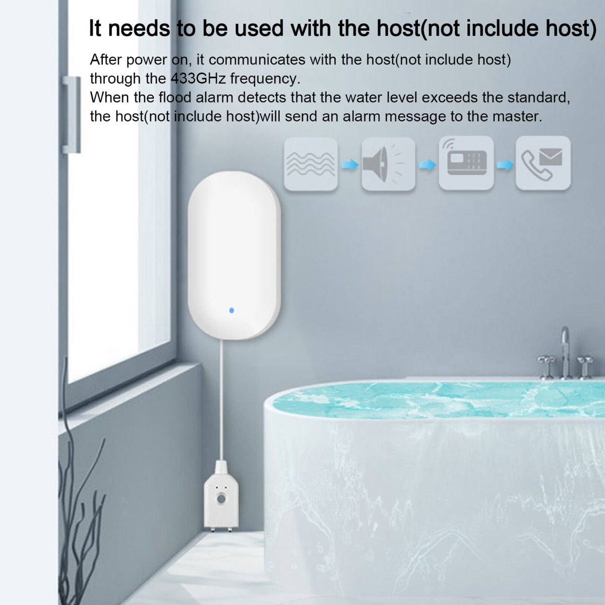 Wifi Water Leakage Detector Water Leak Sensor