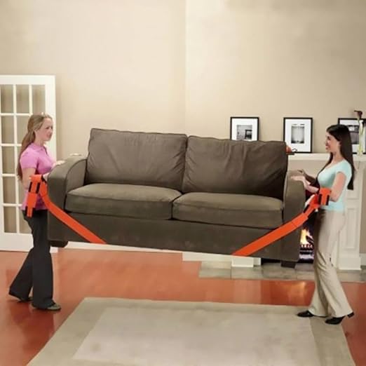 2-Person Shoulder Moving and Lifting Straps for Furniture