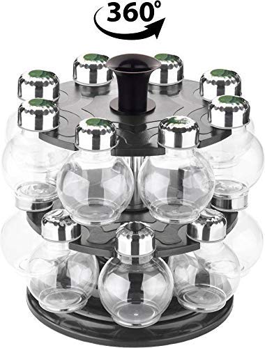 Spice Rack Round 16 Piece Set