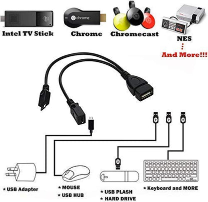 USB Extension A-Male To 2 A-Female