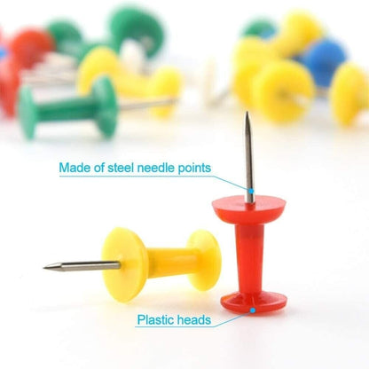 Binder Clips, Paper Clips, Push Pins, T pins