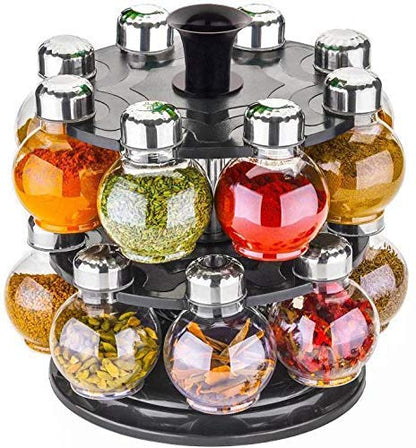 Spice Rack Round 16 Piece Set