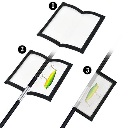 10 PCS / OPP Clear PVC Fishing Lure Wraps Protect Hooks from Damage & Rust