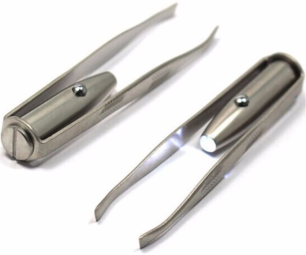 Eyebrow Tweezer with LED