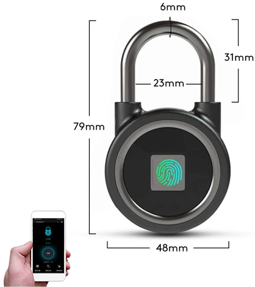 Bluetooth Fingerprint Padlock
