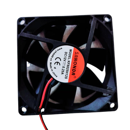80mmx80mmx25mm 12V Quiet Cooling Fan for Desktop PC Mini ITX HTPC Computer Case Fan