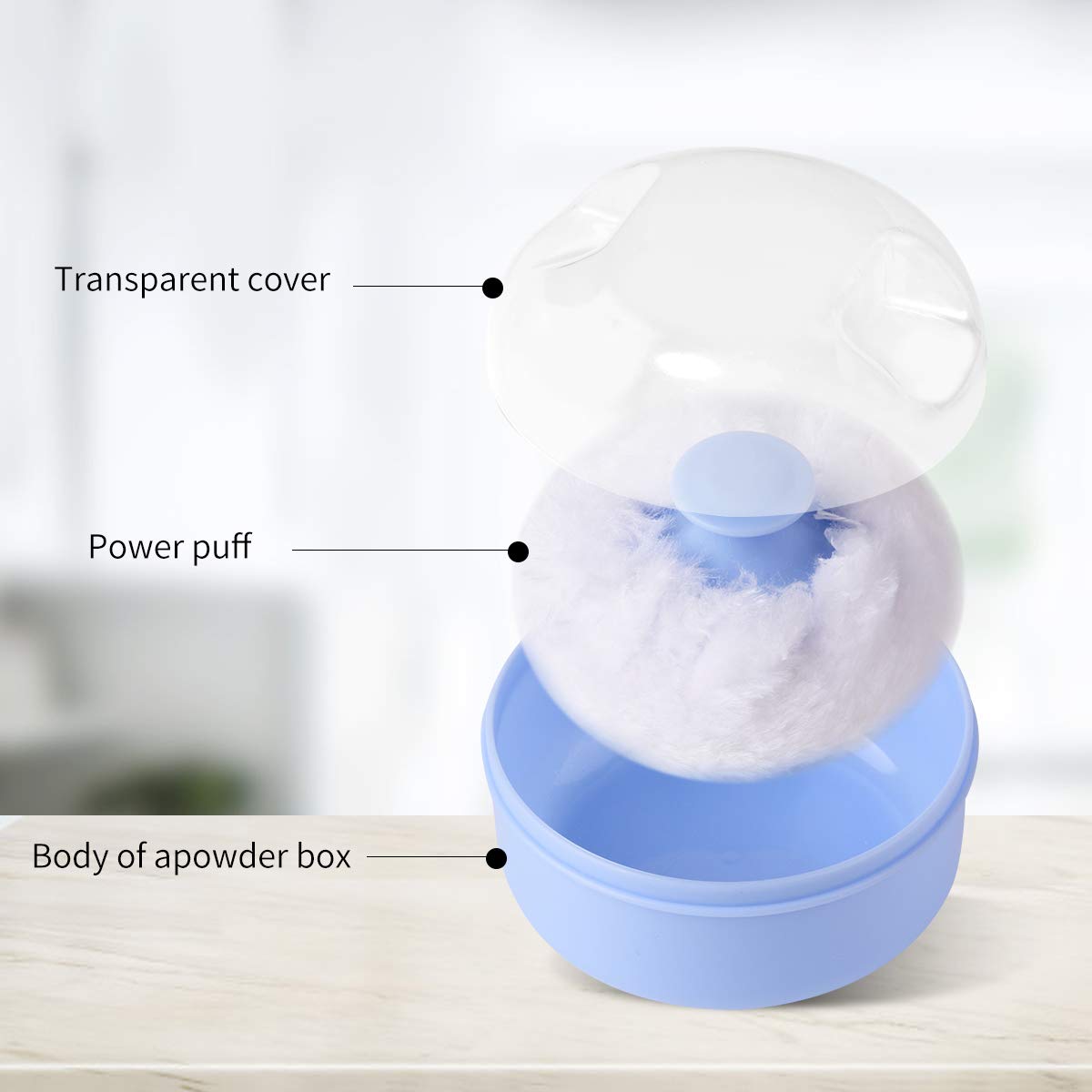 Baby Body Cosmetic Powder Puff