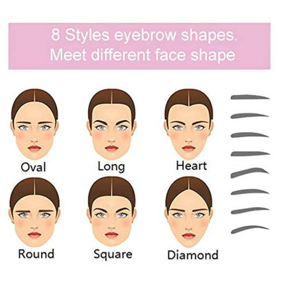 8 In 1 Eyebrows Shape Set