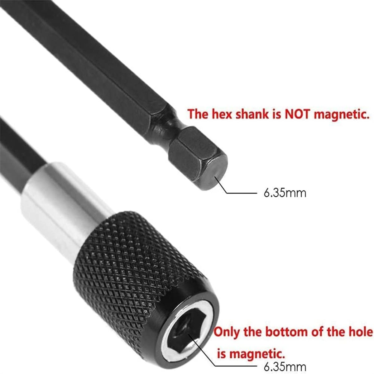 Hex Magnetic Ring Screwdriver bit