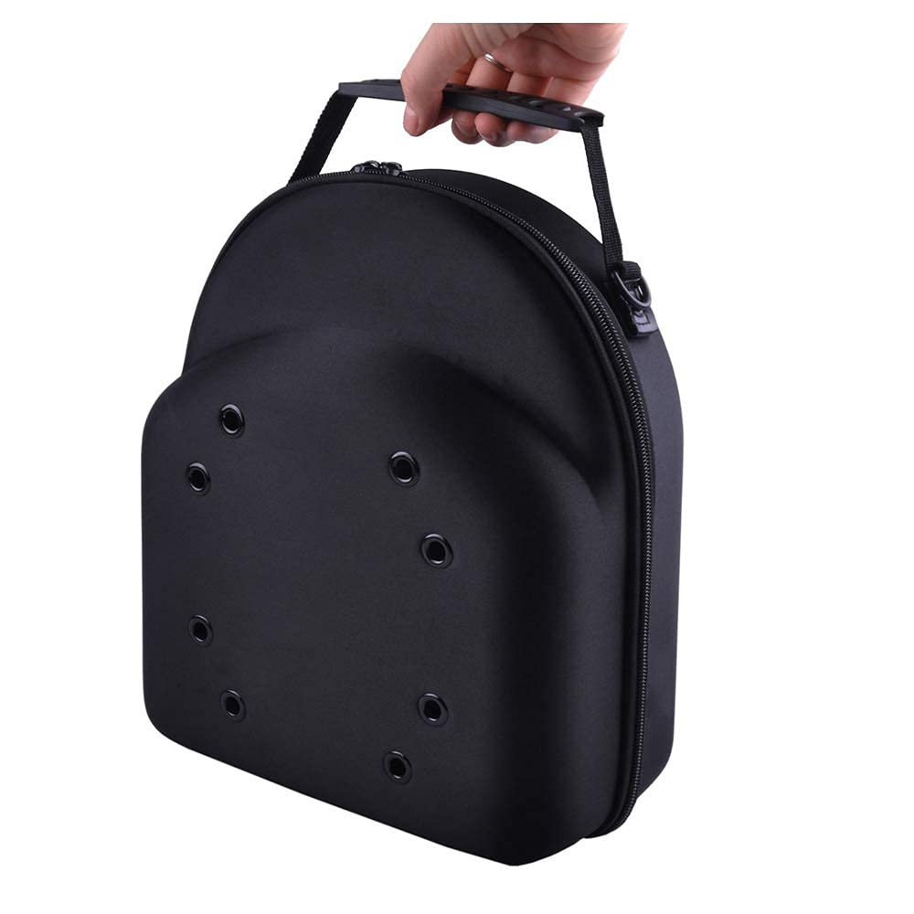 1pc High Capacity Baseball Cap Travel Case with Carry Handle and Shoulder Strap